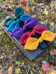 Moody Autumn Hair Ties, set of 5 - Fits All Sizes - Fall Boho Holiday Gifts