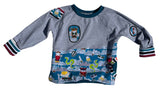 Vikings Grow With Me Raglan *Size Fitting 4 - 7 Years * Handmade Adjustable Warrior Sea Monster