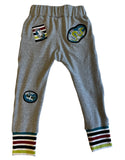 Vikings Pocket Joggers, Size 4/5  - Ready to Ship - Handmade Elastic Waist Appliqué